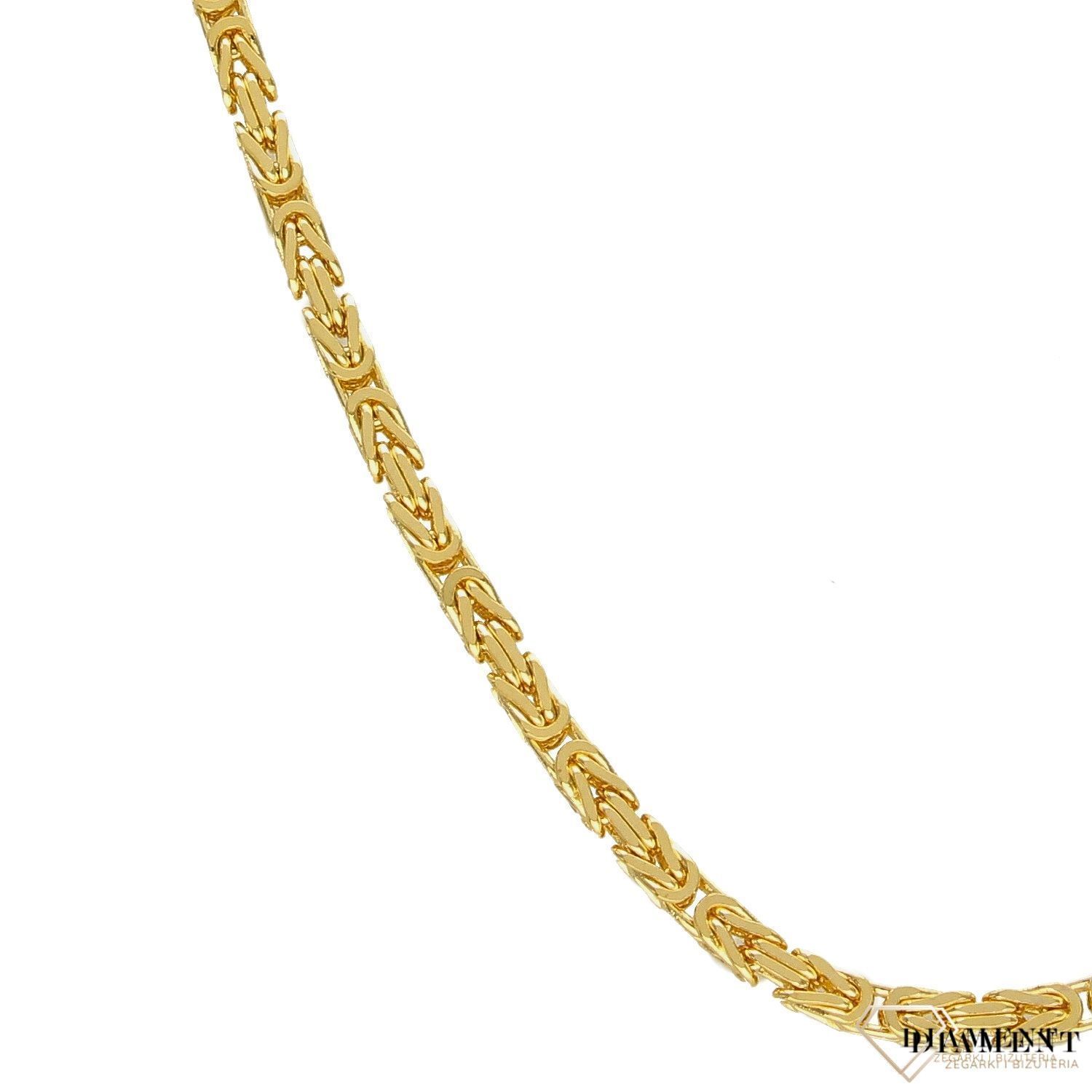 Złoty łańcuszek 585 królewski (bizantina) 1380-050 (1).jpg